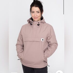 Carhartt WIP Womens Nimbus Pullover Jacket Light Pink Size XS